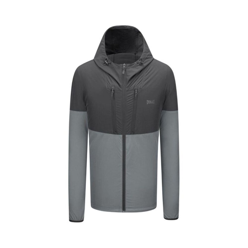 Everlast Mens NRG Colour Block  Track Jacket / Black/Carbon